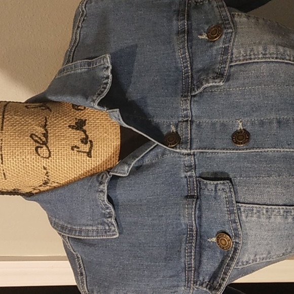 A-6 Denim Mini dress sz medium  Mebon machine  jeans - Picture 11 of 15